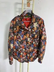 モンヴィンテージ(サイズ38)OILILY レディース フラワー キルティング 軽量 ダウンジャケット