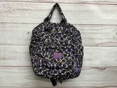 MARK by MARC JACOBS マークジェイコブス リュックサックM3123061 ブラック&パープル総柄タイプ