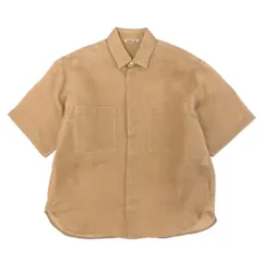 69L17 AURALEE オーラリー 半袖シルクシャツ A9SS01DO 0 コーラルピンク ボックスシルエット SILK SHIRT 日本製t18rのサムネイル
