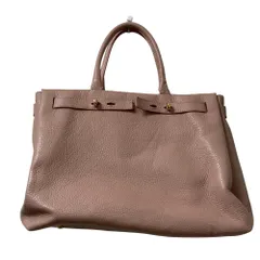 良品 IACUCCI イアクッチ レザー 2WAY ショルダーバッグ トートバッグ スモークピンク レディース 古着 中古 USED