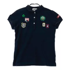 サイズ：1 JACK BUNNY ジャックバニー  半袖ポロシャツ ワッペン  ネイビー系 [240101588201] ゴルフウェア レディース ストスト