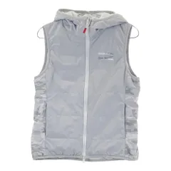 サイズ：M ROSASEN ロサーセン  リバーシブル フード付き中綿ベスト  グレー系 [240101589369] ゴルフウェア レディース ストスト