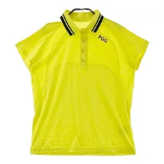 サイズ：1 PGG PEARLY GATES パーリーゲイツ  半袖ポロシャツ  イエロー系 [240101589664] ゴルフウェア レディース ストスト