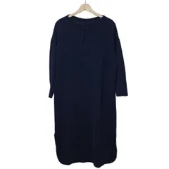 TOMORROWLAND(トゥモローランド) ワンピース サイズF レディース美品  - ネイビー 長袖/ロング