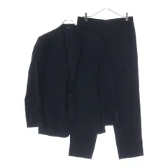 DOLCE & GABBANA (ドルチェアンドガッバーナ) 08年製 MARTINI マルティニ 裏地総柄ロゴ ピンストライプ セットアップスーツ ブラック