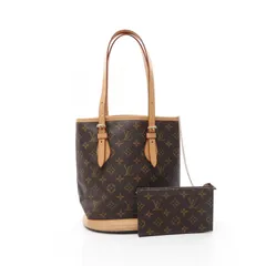 ルイ・ヴィトン LOUIS VUITTON ハンドバッグ バケットPM M42238 PVCコーティングキャンバス レザー バケツPM レディース Used A