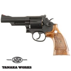 マルシン M586 6インチ モデルガン 木製グリップ HW ブラック 完成品
