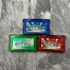 ●ポケットモンスター　GBAソフト　３点セット　まとめ売り