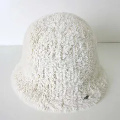 ジーナシス JEANASIS シャギーハット ボア バケットハット 帽子 ぼうし F アイボリー JS081621PD