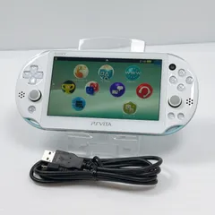 美品 PSVITA PCH 2000 ライトブルーホワイト PlayStation Vita FW3.50 遊べるセット 動作確認済み ソニー プレイステーション psvita