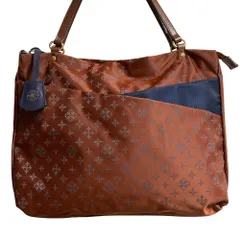 美品 russet ラシット ルミネ限定 モノグラム 2WAY トートバッグ ショルダーバッグ レッドブラウン レディース 古着 中古 USED