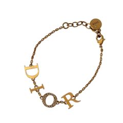 yu/5.23/40】Dior ロゴ チェーン ネックレス ゴールド | Mercari