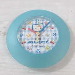 サンリオ ハローキティ ウォール&モーニング クロックセット 壁掛け時計 クオーツ式 目覚まし時計