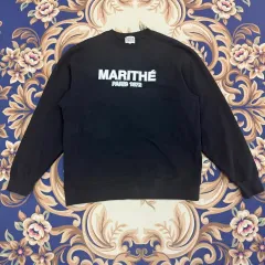 (XL)マリテフランソワジルボー スウェット (ブラック)