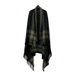 denis colomb / デニスコロン | Cashmere Shawl カシミヤ大判チェックストール | チャコール