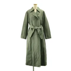 Max&Co. / マックスアンドコー | ダブルブレスト トレンチ コート | 42 | グリーン | レディース