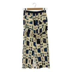 AKANE UTSUNOMIYA / アカネウツノミヤ | プリント シャツ レイヤード スカート | ベージュ/ブルー | レディース