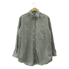 MUSE de Deuxieme Classe / ミューズドゥーズィーエムクラス | ロング レギュラー シャツ ストライプ | ネイビー/ホワイト | レディース Deuxieme Classe（ドゥーズィエムクラス）の「ロングレギュラーシャツ