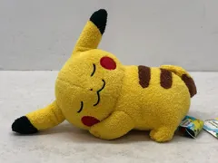 タグ付き★もこもこぬいぐるみ おねむりピカチュウ ポケットモンスター ポケモンセンター【P4115-008】103
