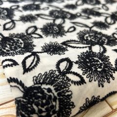 Embroidered fabric, 100cm (height) x 90cm (width)