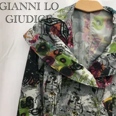 GIANNI LO GIUDICE ジャンニロジュディチェ  コート　グラフィック柄　レディース 40 グラデーション柄  レディース ファッション