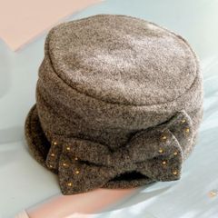 ピンクリンダ様専用 銀座ボーグ チェコスロバキア製 ベージュ帽子