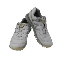 New Balance golf(ニューバランスゴルフ) ダイヤル式ゴルフシューズ 白シルバー レディース 24.0cm DWGB574WS ゴルフ用品 2509-0350
