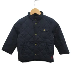 ポロ バイ ラルフローレン Polo by Ralph Lauren 中綿ジャケット キルティングジャケット ポニー刺繍 110cm 紺 ネイビー ■MET2