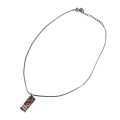 美品 Dior トロッター ヴィンテージ ネックレス プレート エナメル