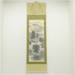 掛け軸 人物図美人画 日本画 箱付 和室 床の間飾り古美術 茶道具(ろ