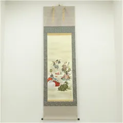 掛け軸 玉苑 七福神 茶道具 掛軸 掛軸 掛け軸-七福神/榎本東山 おめでたい掛軸送料無料(尺五)祝賀用掛軸