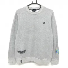 パーリーゲイツ トレーナー 杢ライトグレー 35周年 背面ビッグプリント メンズ 5(L) ゴルフウェア 2024年モデル PEARLY GATES