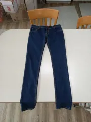 30 中国生産 約骨盤 ストレッチ スリムストレートジーン インディゴデニム 30-159