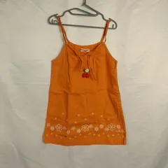 M1-02355【Kids】mikiHOUSE(ミキハウス) ワンピース 女の子 (110) / オレンジ K