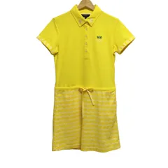 CALLAWAY(キャロウェイ) ワンピース サイズL レディース - イエロー×白 半袖/ロング