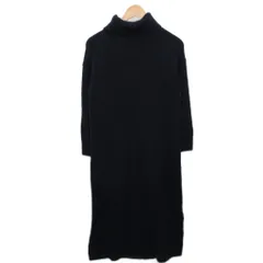 ビームスハート BEAMS HEART ニットワンピース タートルネック マキシ ロング 紺 ネイビー 43-26-1514-213 ■MET2