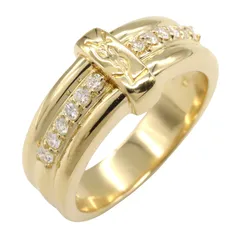 イヴ・サンローラン YVES SAINT LAURENT リング・指輪 ダイヤ リング #14.5 K18（イエローゴールド） ダイヤモンド ダイヤ リング レディース Used Aのサムネイル