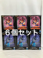 未開封 ドラゴンボール超 MATCH MAKERS 超サイヤ人ゴッド孫悟空 ビルス フィギュア 2種 6個セット LFQ708 f111