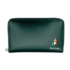 【Paul Smith】 ポールスミス コインケース ブライトストライプラビット グリーン キーチェーン メンズ コンパクト財布 小銭入れ 【中古】 USED-S【9304】