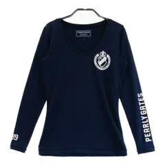 サイズ：0 PEARLY GATES パーリーゲイツ  長袖 インナーTシャツ  ネイビー系 [240101588181] ゴルフウェア レディース ストスト