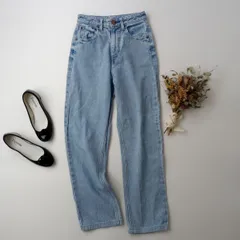 RED CARD レッドカード デニムパンツ ハイウエスト コットン 綿 100％ 日本製 22 ライトブルー系(109K＋7598)26H