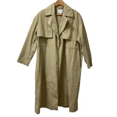 美品 BEAUTY&YOUTH UNITED ARROWS ビューティー＆ユース ユナイテッドアローズ タイプライターオーバートレンチコート S ベージュ レディース 古着 中古 USED