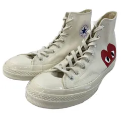 コンバース CONVERSE ×コムデギャルソン COMME des GARCONS ハイカット スニーカー シューズ 靴 白 ホワイト 29.5㎝
