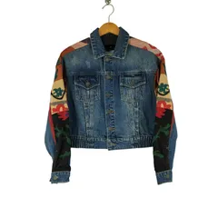 デシグアル Desigual 異素材切り替えデニムジャケット レディース import：S 