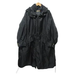 美品 Atelier Mont Kemmel アトリエモンケメル ライナー付きモッズコート サイズF ブラック レディース 古着 中古 USED