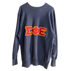 Champion Reverse Weave ΣΦΕ フラタニティ クルーネックスウェット USA企画 XXL