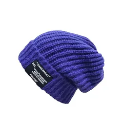 【新品】 [RUNQIU] ニット帽 メンズ レディース 秋冬 防寒 大きめサイズ ビーニー 保温 防風 厚手 暖かい トレッチ性 柔らかい おしゃれ 小顔効果 無地 シンプル 通勤通学 男女兼用 (JP, 数字サイズ, 56.0 cm, 60.0 cm, 0
