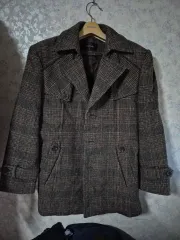 ブリッジマイン ウール CHECK ハーフコート 105