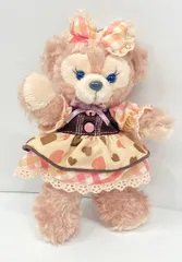東京ディズニーシー ぬいぐるみバッジ Sweet Duffy 2017 Duffy Brings Love シェリーメイ(ピンクチェック/ハート) 2017