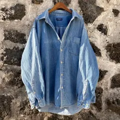UNIQLO ユニクロ ヴィンテージ デニム シャツ (XL)